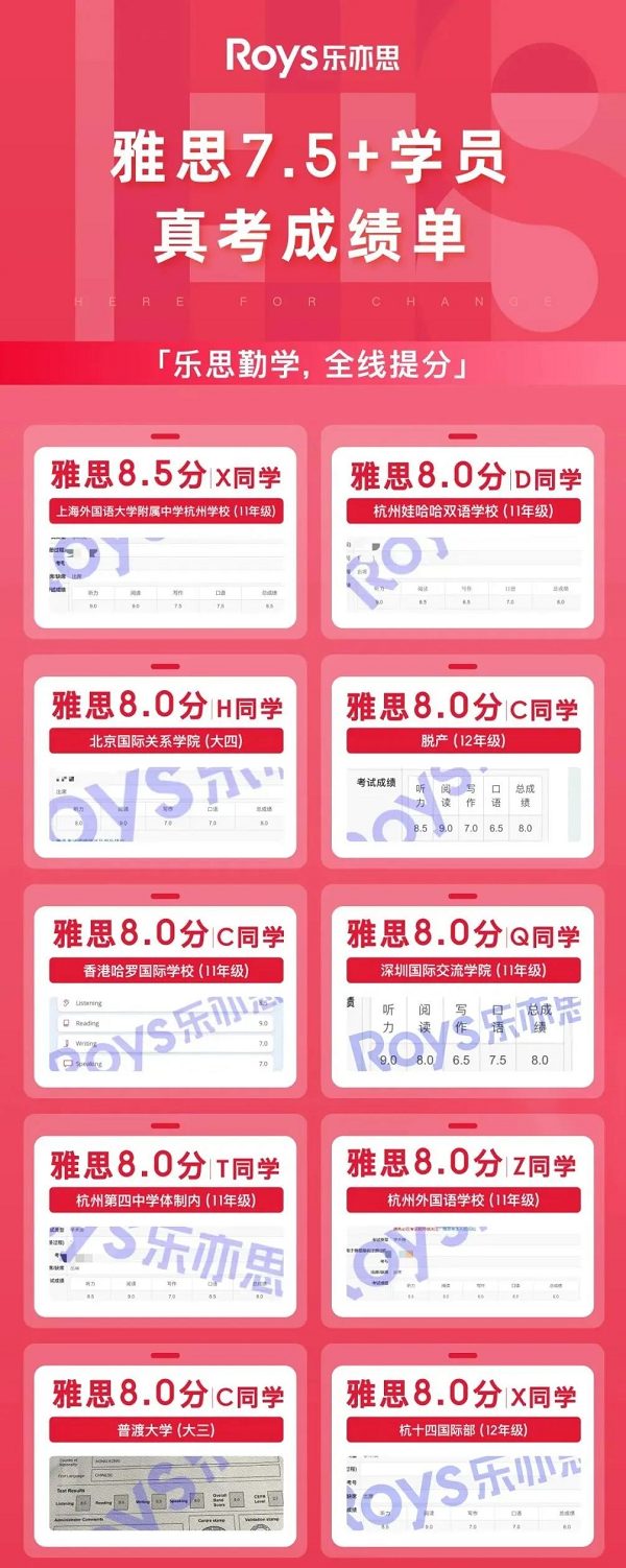 7.5 +高分榜，见证早规划的力量